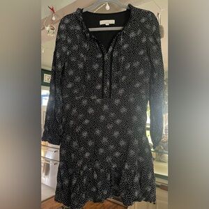 LOFT Black Petite Mini Dress